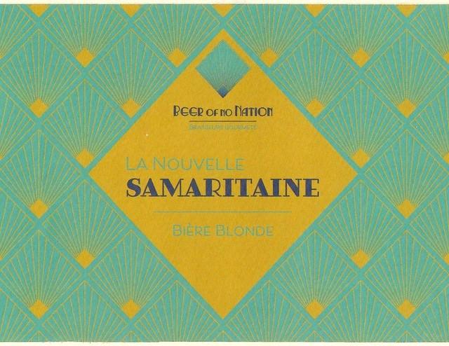 La Nouvelle Samaritaine Blonde 5.5%, Beer Of No Nation, France
