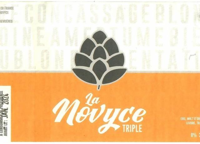 La Novyce Triple 8.0%, La Novyce Bière Ardennaise, France