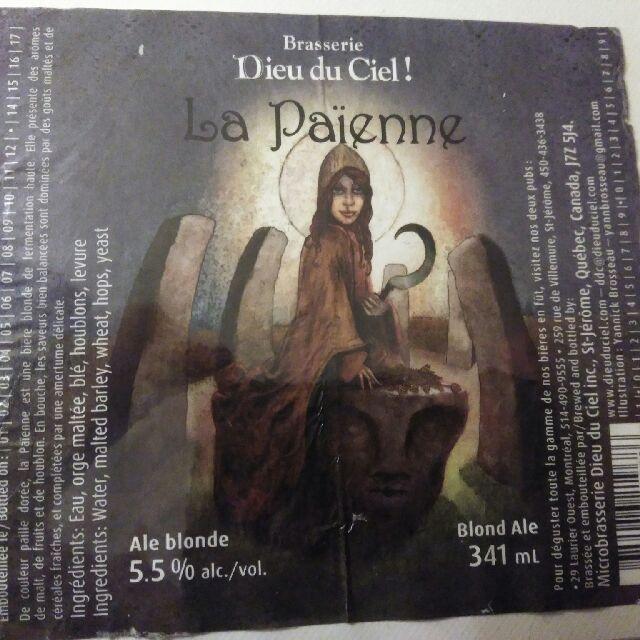 La Païenne 5.5%, Brasserie Dieu du Ciel!, Canada