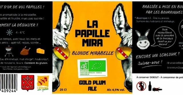 La Papille Mira 4.5%, La Brasserie Des Papi'lles, France