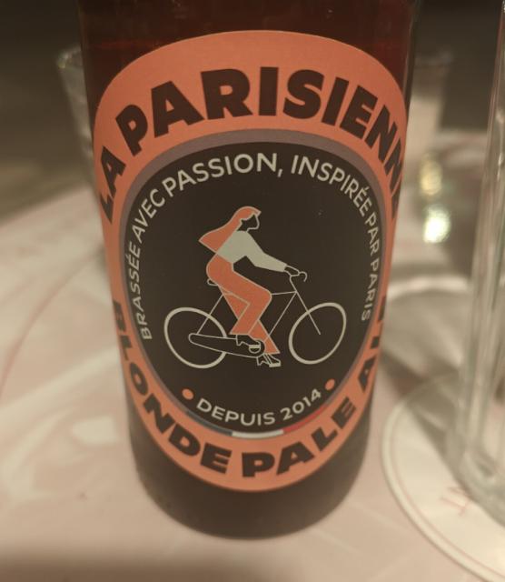 la parisienne blonde pale ale 5.0%, Brasserie La Parisienne, France