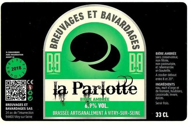 La Parlotte, Breuvages Et Bavardages