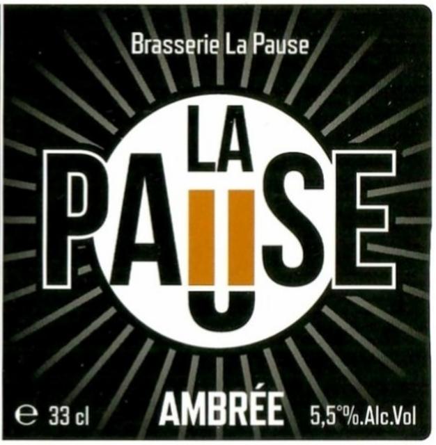La Pause Ambrée 5.5%, La Pause, France