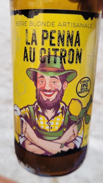 La Penna Au Citron 5.2%, Brasserie De L'Oura, France