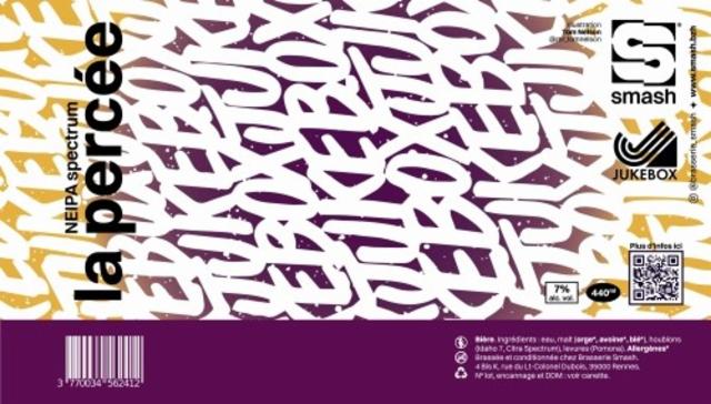 La Percée 7.0%, Brasserie Jukebox, France