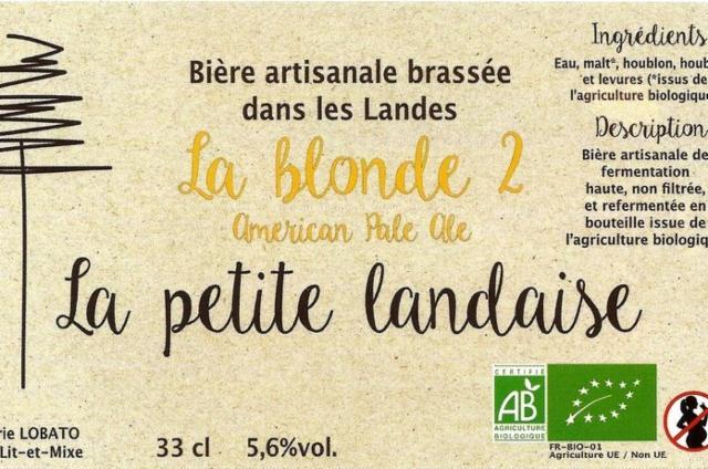 La Petite Landaise Blonde 2, Brasserie Lobato - La Petite Landaise