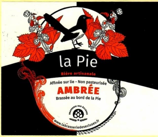 La Pie Ambrée 5.5%, Brasserie Des Écluses, France