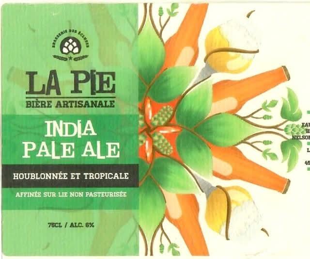 La Pie IPA, Brasserie Des Écluses
