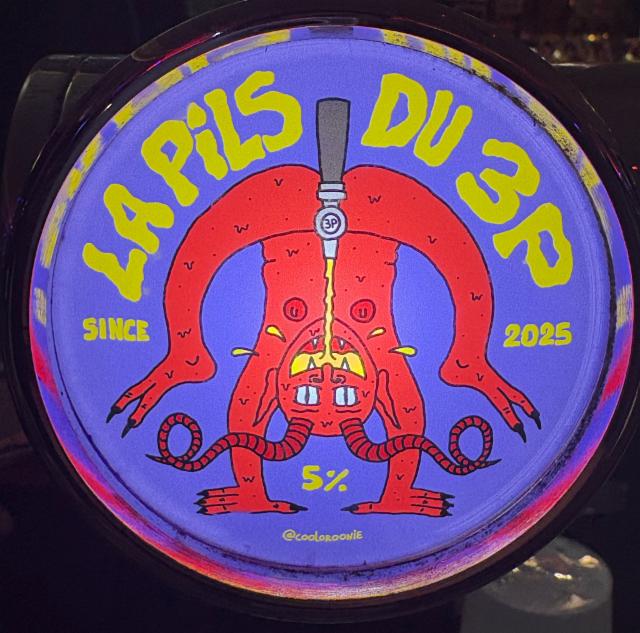 La pils du 3p 5.0%, Brasserie Mont Fleuri [Closed], France