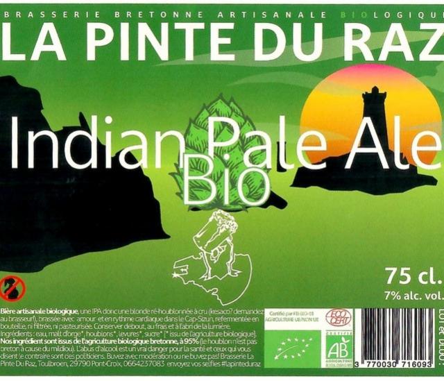 La Pinte Du Raz IPA, La Pinte Du Raz