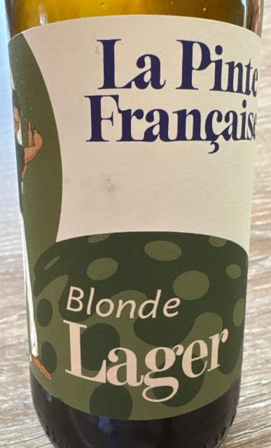 La pinte francaise blonde lager 4.2%, La Pinte Française, France