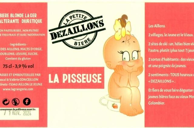 La Pisseuse 4.0%, La Petite Bière Dezaillons, France