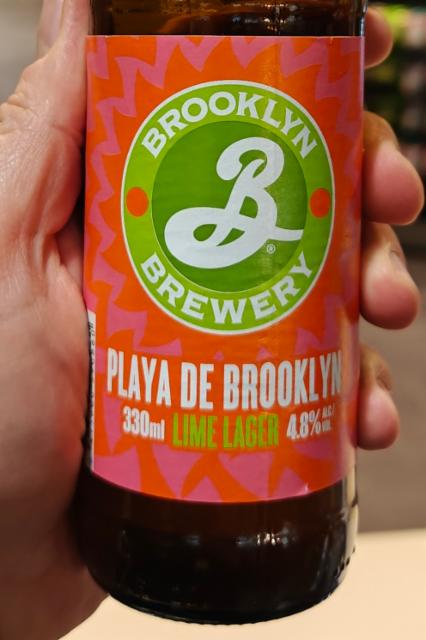 La Playa Lime Lager 5.6%, Brooklyn Brewery, United States