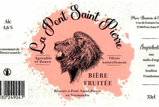 La Pont Saint Pierre Fruitée 4.6%, Microbrasserie De L'Andelle, France