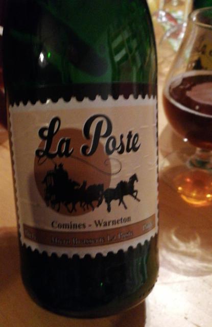 La Poste Porter 4.0%, micro brasserie la poste, Belgium
