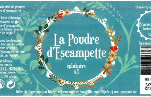 La Poudre D'Escampette 6.5%, Brasserie De Mai, France