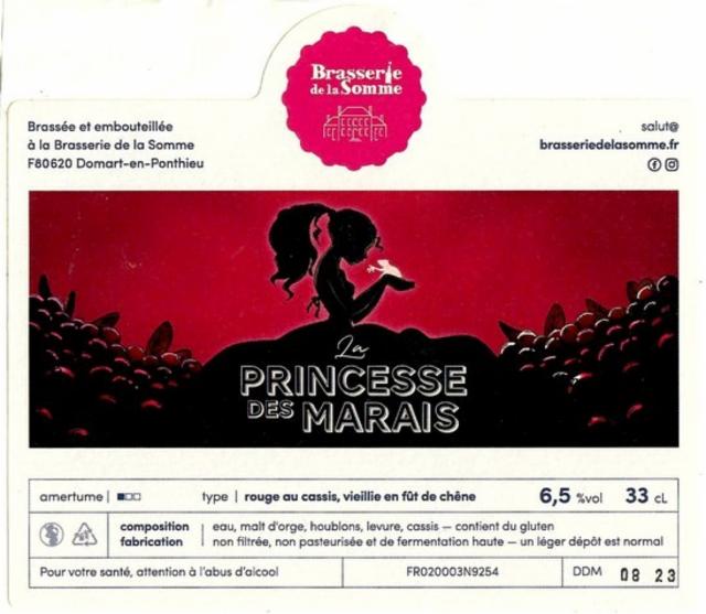 La Princesse Des Marais 6.5%, Brasserie De La Somme, France
