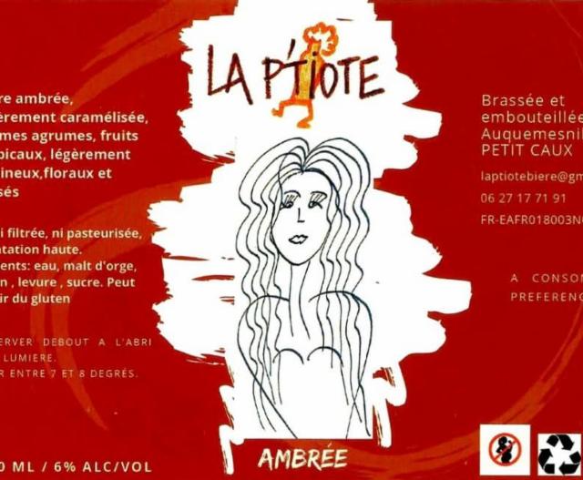 La P'tiote Ambrée 6.0%, La P'tiote, France