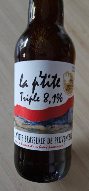 La P'tite Triple 8.1%, Brasserie Carteron (La Trop & La P'tite Brasserie De Provence) [Closed], France