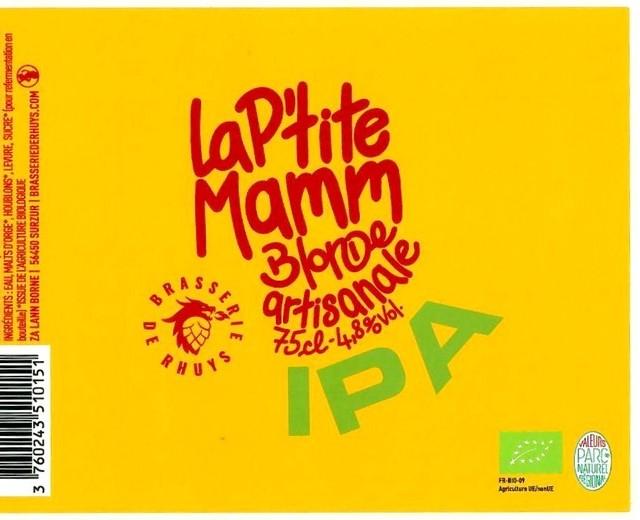 La P'tite Mamm Blonde IPA, Brasserie De Rhuys