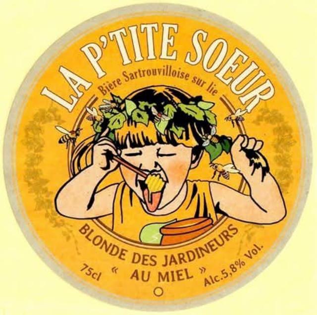 La P'tite Soeur Blonde Des Jardineurs Au Miel 5.8%, La P'tite Sœur - Val De Seine, France
