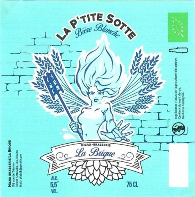 La P'tite Sotte Blanche 5.5%, La P'tite Sotte (Ex La Brique), France