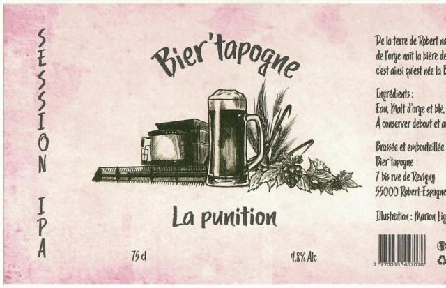La Punition 4.8%, Brasserie Bier'tapogne, France