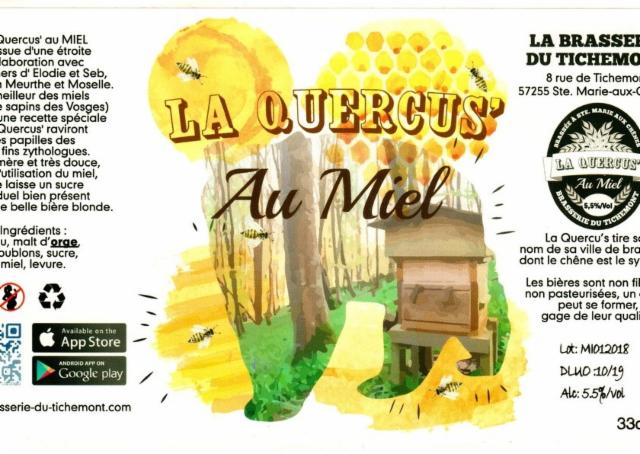 La Quercus' Au Miel 5.5%, Brasserie Du Tichemont (La Quercus') [Closed], France