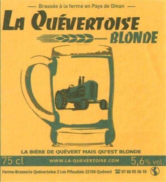 La Quévertoise Blonde, Ferme Brasserie Quévertoise