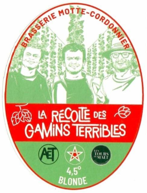 La Récolte Des Gamins Terribles 4.5%, Bières Motte-Cordonnier, France