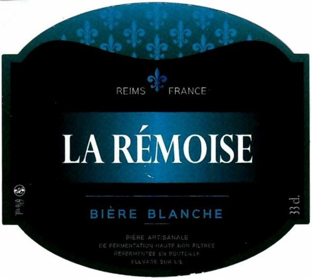 La Rémoise Blanche 6.0%, Brasserie La Bouquine, France