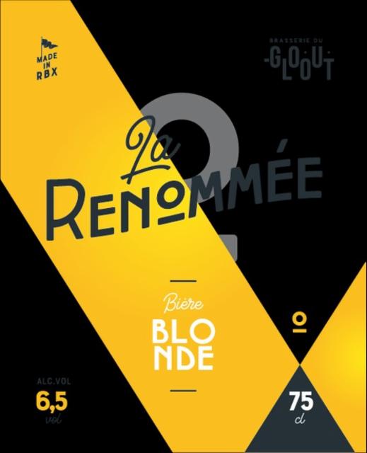 La Renommée Blonde 6.5%, Brasserie Du Goulot, France