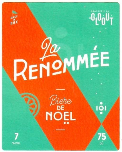La Renommée De Noël 7.5%, Brasserie Du Goulot, France