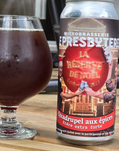 La Réserve De Noël Édition 2023 10.0%, Microbrasserie Le Presbytère, Canada