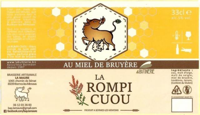 La Rompi Cuou 5.0%, Brasserie Des Maures, France