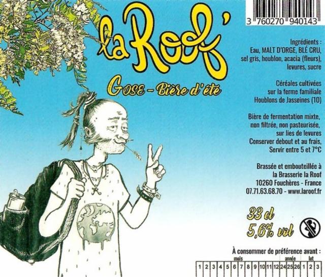 La Roof' Gose D'Été 5.6%, La Roof', France