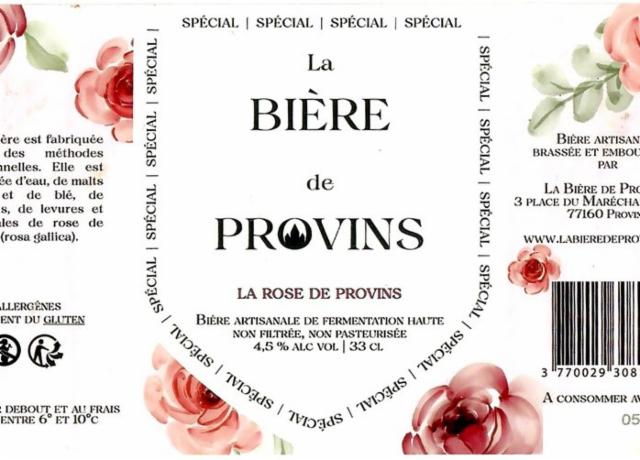 La Rose De Provins, La Bière De Provins