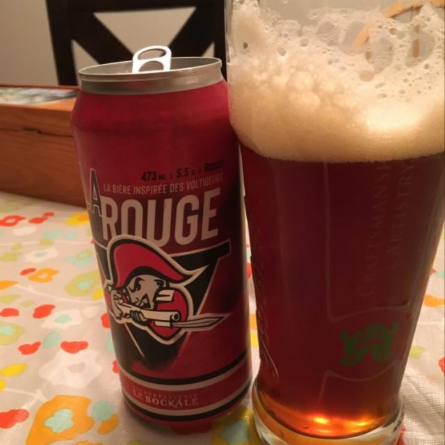 La Rouge 5.5%, Microbrasserie Le BockAle, Canada