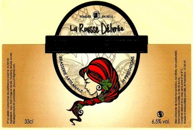 La Rousse Délurée 6.0%, Brasserie Artisanale JHP (L'Agéenne), France