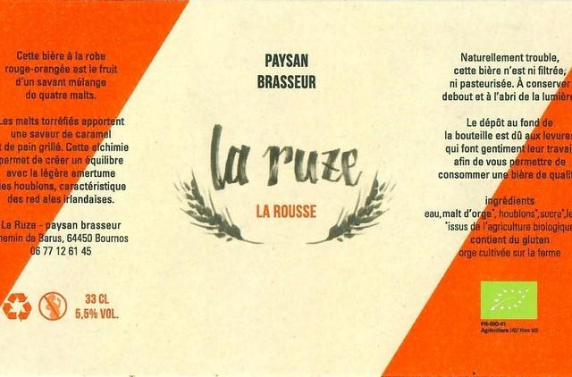 La Ruze Rousse 5.5%, La Ruze, France