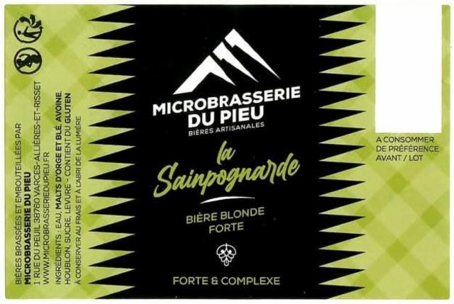 La Sainpognarde 8.0%, Microbrasserie Du Pieu, France