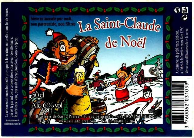 La Saint-Claude De Noël 6.0%, Brasserie La Saint-Pierre, France