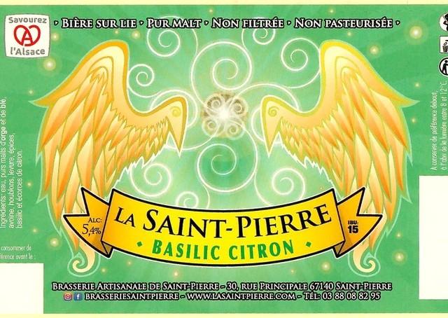 La Saint-Pierre Basilic Citron 5.4%, Brasserie La Saint-Pierre, France