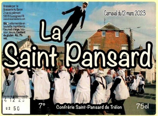 La Saint Pansard 7.0%, Brasserie Au Baron, France
