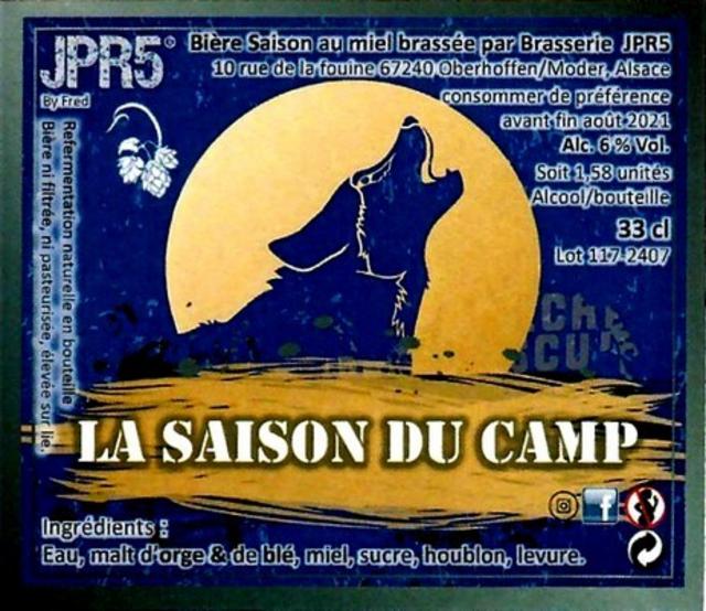 La Saison Du Camp, Brasserie JPR5