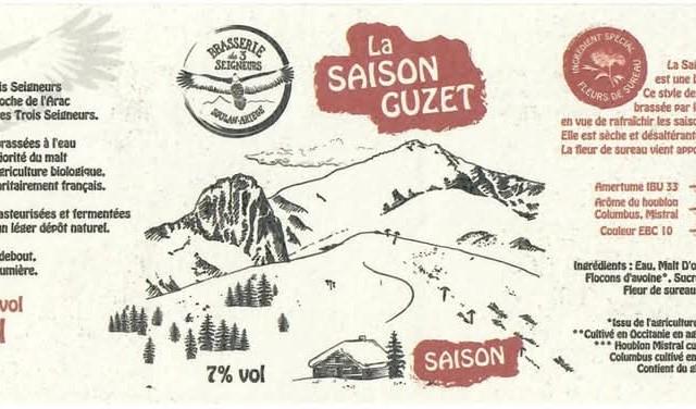 La Saison Guzet 7.0%, Brasserie Des 3 Seigneurs, France