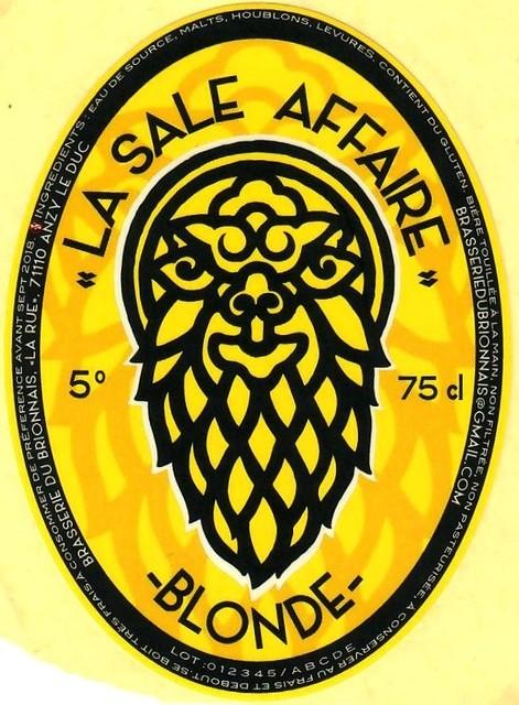 La Sale Affaire Blonde, Brasserie Du Brionnais (La Sale Affaire)