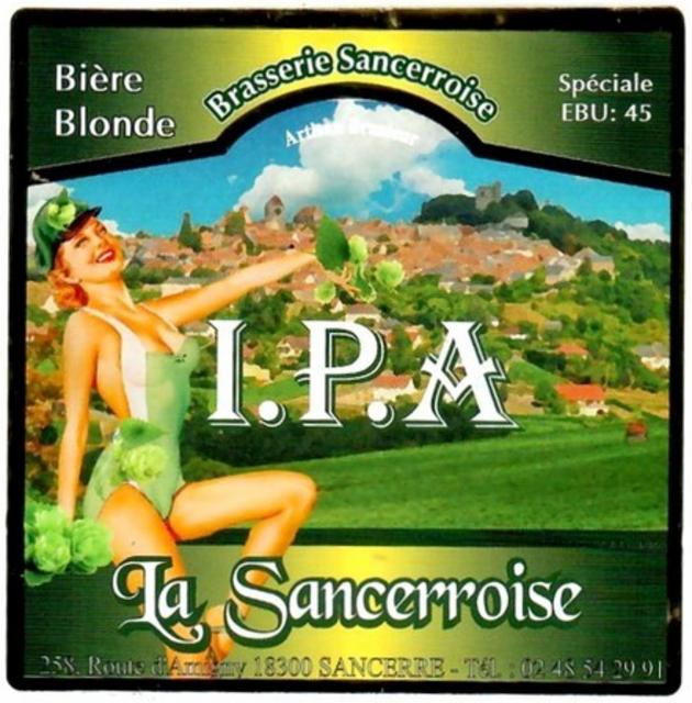 La Sancerroise IPA 6.2%, Brasserie Sancerroise, France