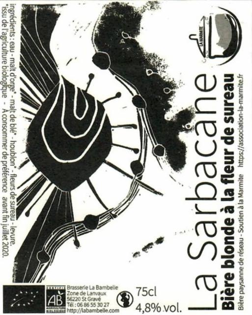 La Sarbacane 4.8%, Brasserie La Bambelle, France