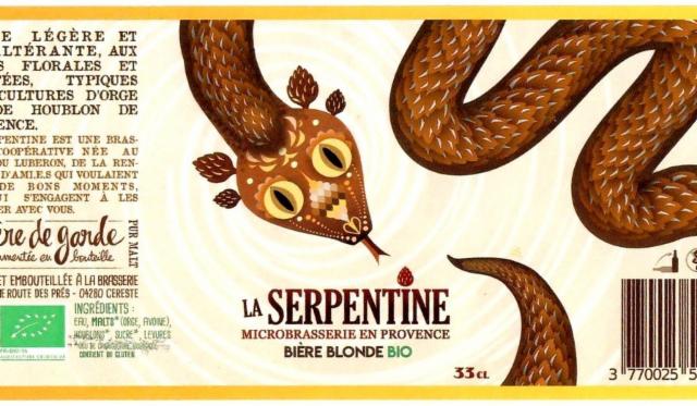 La Serpentine Blonde Bio 5.0%, Brasserie La Serpentine, France